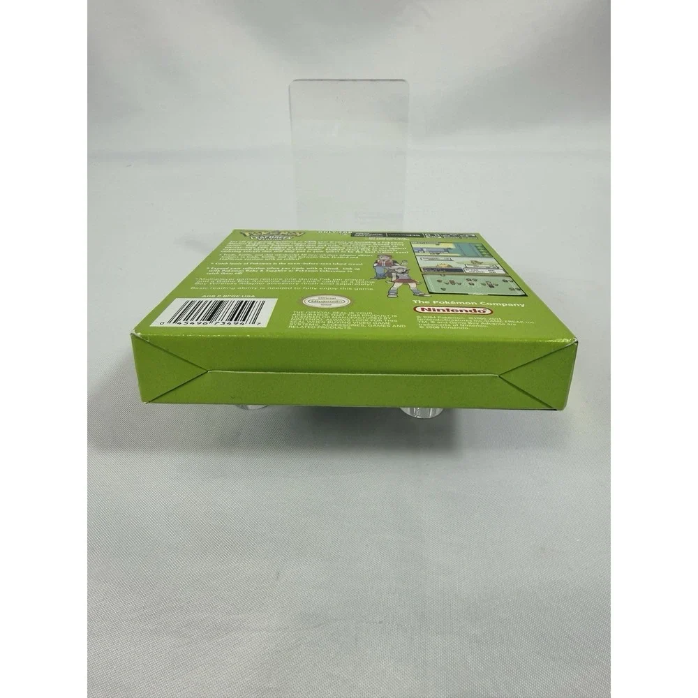 Pokemon LeafGreen Player's Choice GBA Complete in Box CIB Authentic Tested Saves